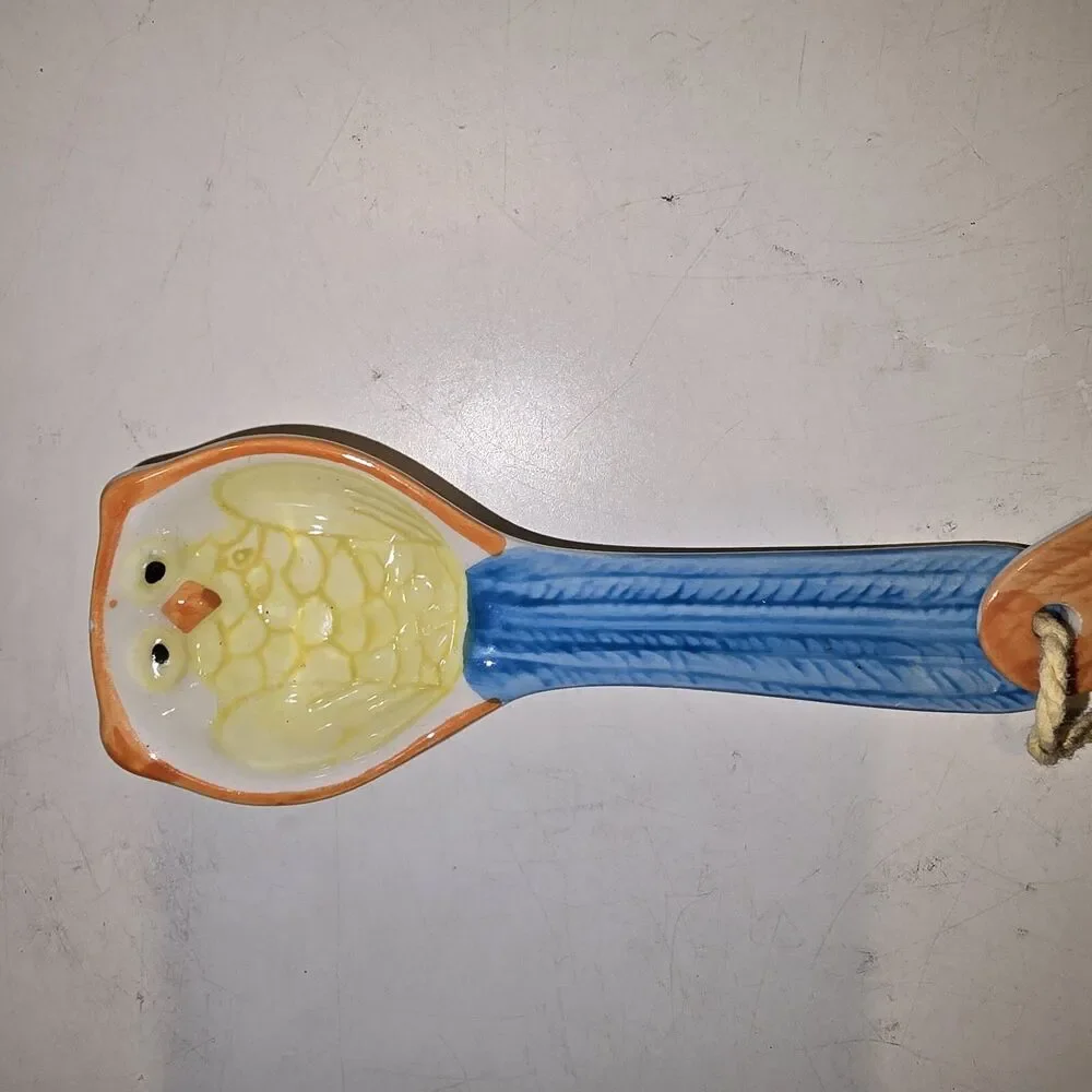 Pier 1 Ceramic Colorful Owl Measuring Spoon Set Ceramic Measure Spoons Owl Decor